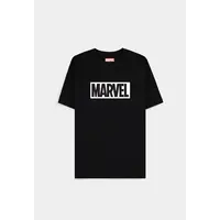 Marvel Logo Men Tshirt M Black