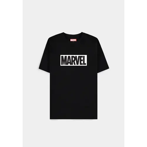 Difuzed Marvel Logo Men T-Shirt S Black