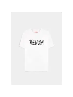 Marvel Venom Logo Men Tshirt L Whit