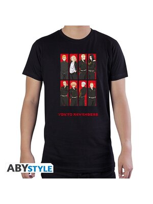 Abystyle TOKYO REVENGERS Tokyo Manji Captains T-Shirt Man Black S