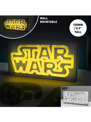 Paladone Star Wars Logo Led Neon Light 15.5 x 30 cm