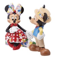 Disney Showcase Collection Mickey & Minnie Botanical Figurine