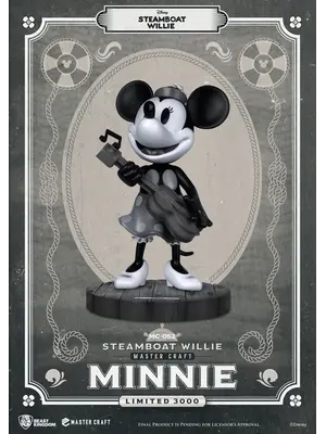 Beast Kingdom Disney Steamboat Willie Master Craft Limited Edition Minnie Statue
