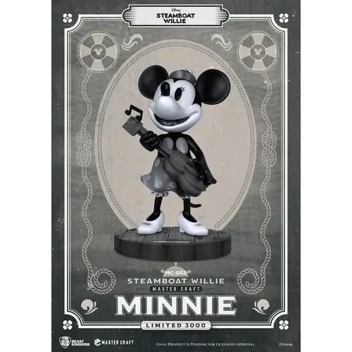 Disney Steamboat Willie Master Craft Limited Edition Minnie Statue