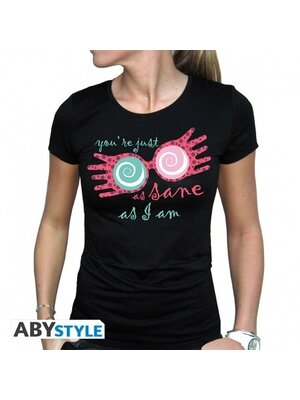 Abystyle Harry Potter T-Shirt Woman Black Luna Lovegood XS