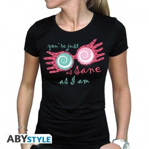 Abystyle Harry Potter T-Shirt Woman Black Luna Lovegood L