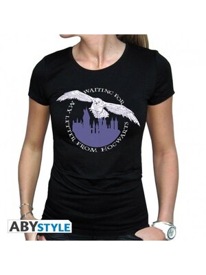 Abystyle Harry Potter T-Shirt Woman Black Hedwig S