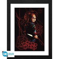 Chucky Framed Collector's Print Wanna Play 30x40