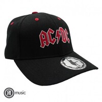 AC/DC Cap Black & Red Logo