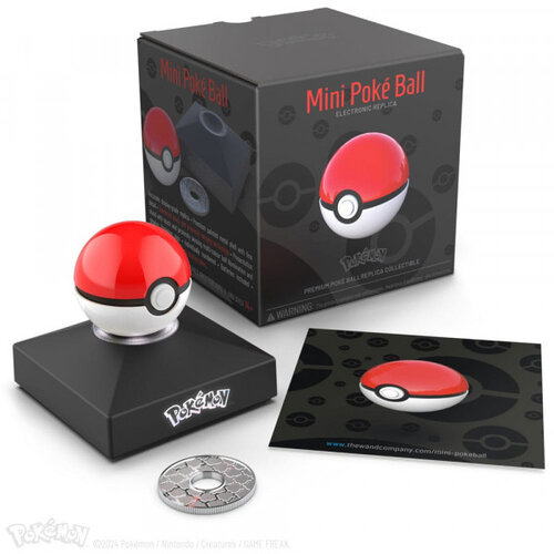 The Wand Company Pokemon Mini Poke Ball Replica 9cm Diecast