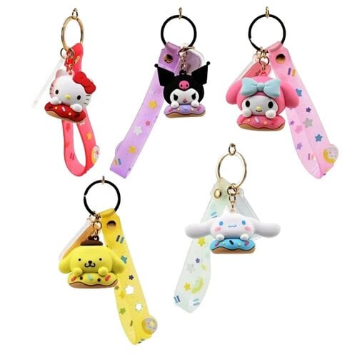 yume Hello Kitty Donut Series Keychain 15.5cm Assorti