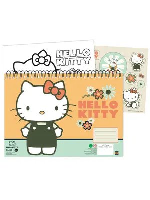 Hello Kitty Sketchbook 40 Sheets + Stickers