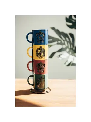 Grupo Erik Harry Potter The 4 Houses 4 Coffee Mugs Set