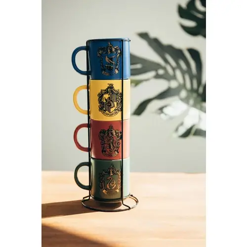 Grupo Erik Harry Potter The 4 Houses 4 Coffee Mugs Set
