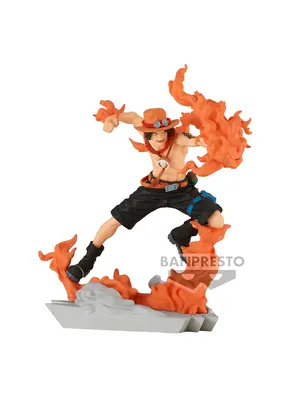 Banpresto One Piece Portgas D.Ace Figure Senkozekkei 9cm 1/2