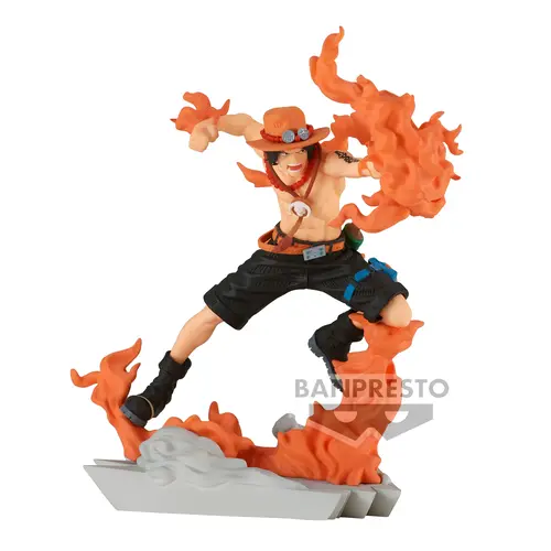 Banpresto One Piece Portgas D.Ace Figure Senkozekkei 9cm 1/2