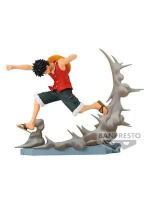 Banpresto One Piece Monkey D.Luffy Figure Sekkozekkei 1/2 8cm