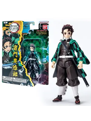 Bandai Red Demon Slayer Tanjiro Figure UL 12cm