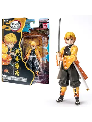 Bandai Red Demon Slayer Zenitsu Figure Ul 12 cm