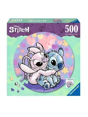 Disney Puzzle Round 500p Stitch Rav