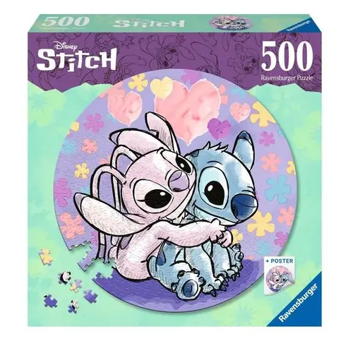 Ravensburger Disney Puzzle Round 500p Stitch Ravensburger
