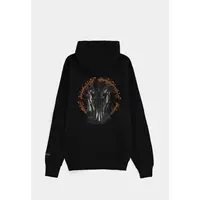 Lord of The Rings Black Sauron Men's Zipper Hoodie Size XL