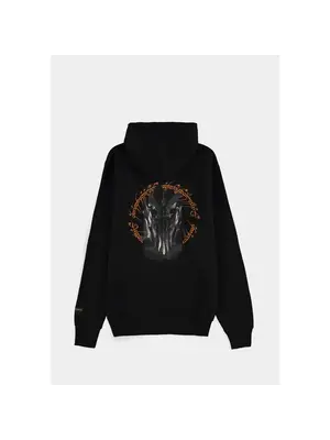 Difuzed Lord of The Rings Black Sauron Men's Zipper Hoodie Size L