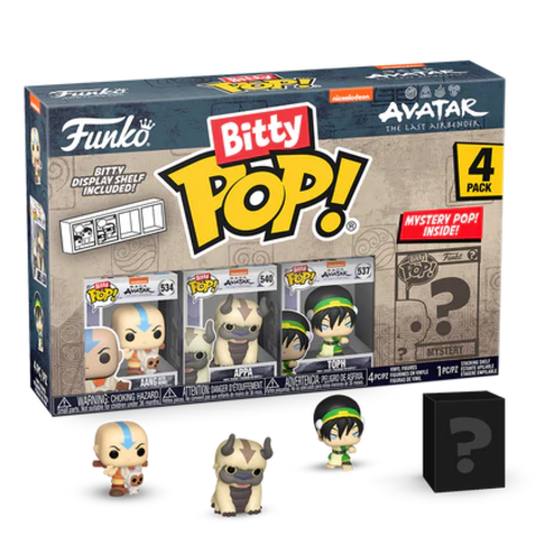 Funko Funko Bitty POP 4-Pack Avatar The Last Airbender Aang Funko Funko Bitty POP 4-Pack Avatar The Last Airbender Aang