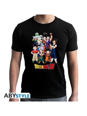 Abystyle Dragon Ball DBZ/ Goku's group T-shirt Man SS Black Size XL