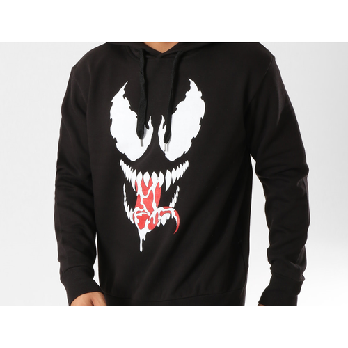 Cotton Division Marvel Dark Venom Face Men Sweat-Shirt Size L Hoodie