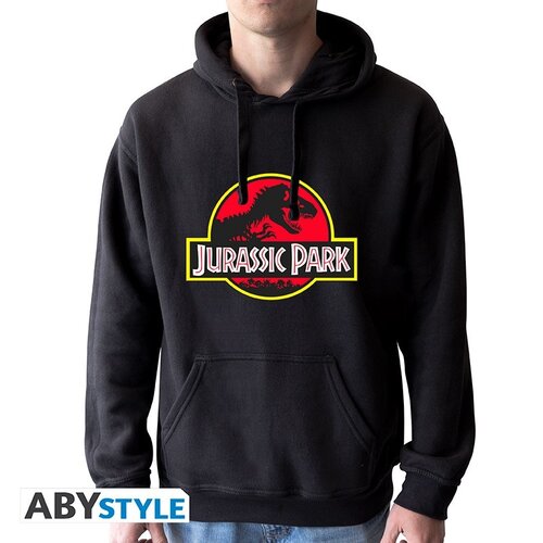 Abystyle Jurassic Park Logo Hoodie Size M