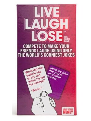 Live Laugh Lose The Party Game