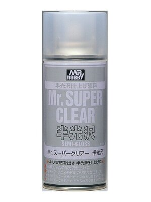 Mr.Hobby Mr Hobby Super Clear Semi Gloss Spray B516 170ml