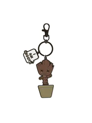Marvel Groot Metal Moving Keychain
