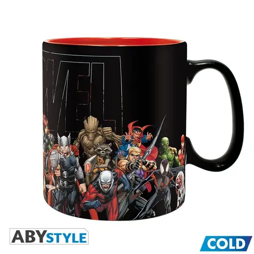 Abystyle Marvel Heroes Heat Change Mug