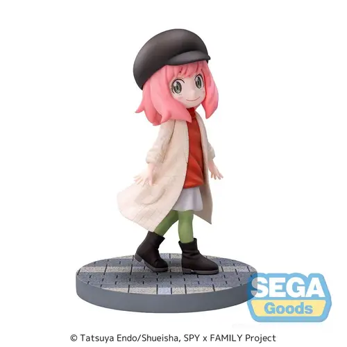 Sega Goods Spy X Family Anya Forger Stylish Look Vol 1 15cm PVC Figure Luminasta