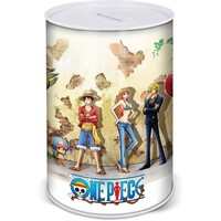 One Piece Metal Coin Bank 15cm