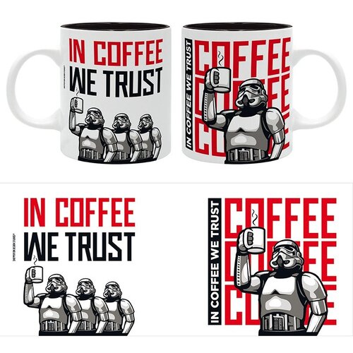 Abystyle Star Wars Original Storm Trooper In Coffee We Trust 320ML Mug