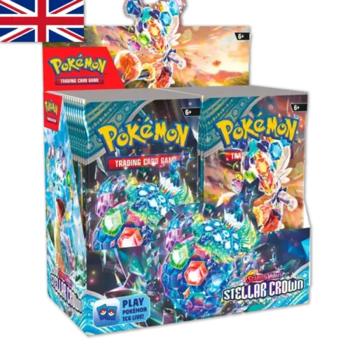 The Pokemon Company Pokemon TCG Stellar Crown Booster Box (36 Boosters)