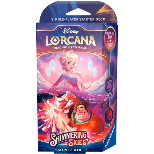 Ravensburger Disney Lorcana Shimmering Skies Starterdeck Elsa
