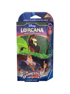 Ravensburger Disney Lorcana TCG Shimmering Skies Starterdeck Scar