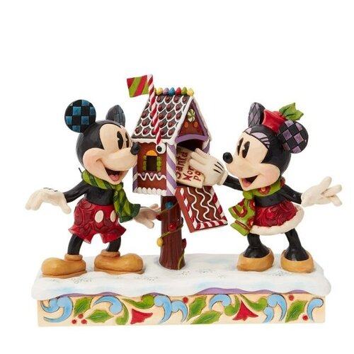 Disney Traditions Disney Traditions Mickey and Minnie Mouse Posting A Christmas Letter