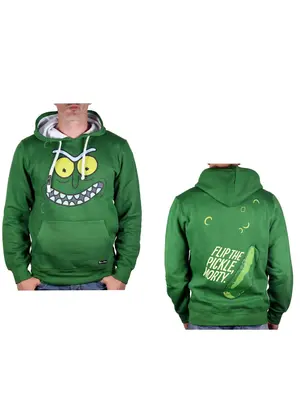 Cotton Division Rick and Morty Sweat Flip The Pickle Size L Hoodie Jumper