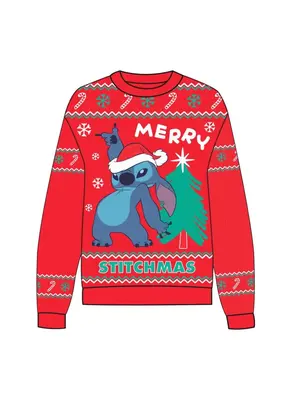 Cerda Disney Stitch-Mas Merry Christmas Jumper Size M