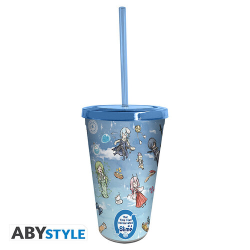 Abystyle That Time i Got Reincarnated as a Slime Tumbler With Straw  470Ml