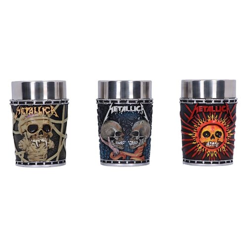 Nemesis Metallica Pushhead Shot Glass Set Nemesis Metallica Pushhead Shot Glass Set