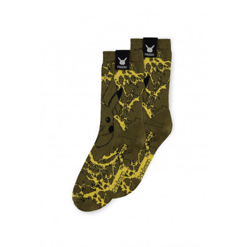 Difuzed Pokemon Pikachu Lightning Sport Socks 2-Pack 39-42