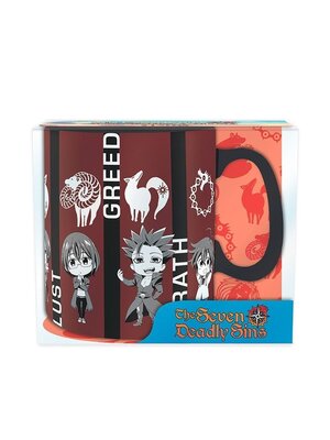 Abystyle The Seven Deadly Sins Chibi Sins 460ML Mug