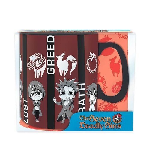 The Seven Deadly Sins Chibi Sins 460ML Mug The Seven Deadly Sins Chibi Sins 460ML Mug