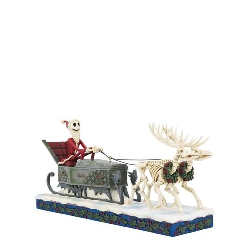 Disney Traditions Disney Traditions Jack Skellington in Sleigh Figure